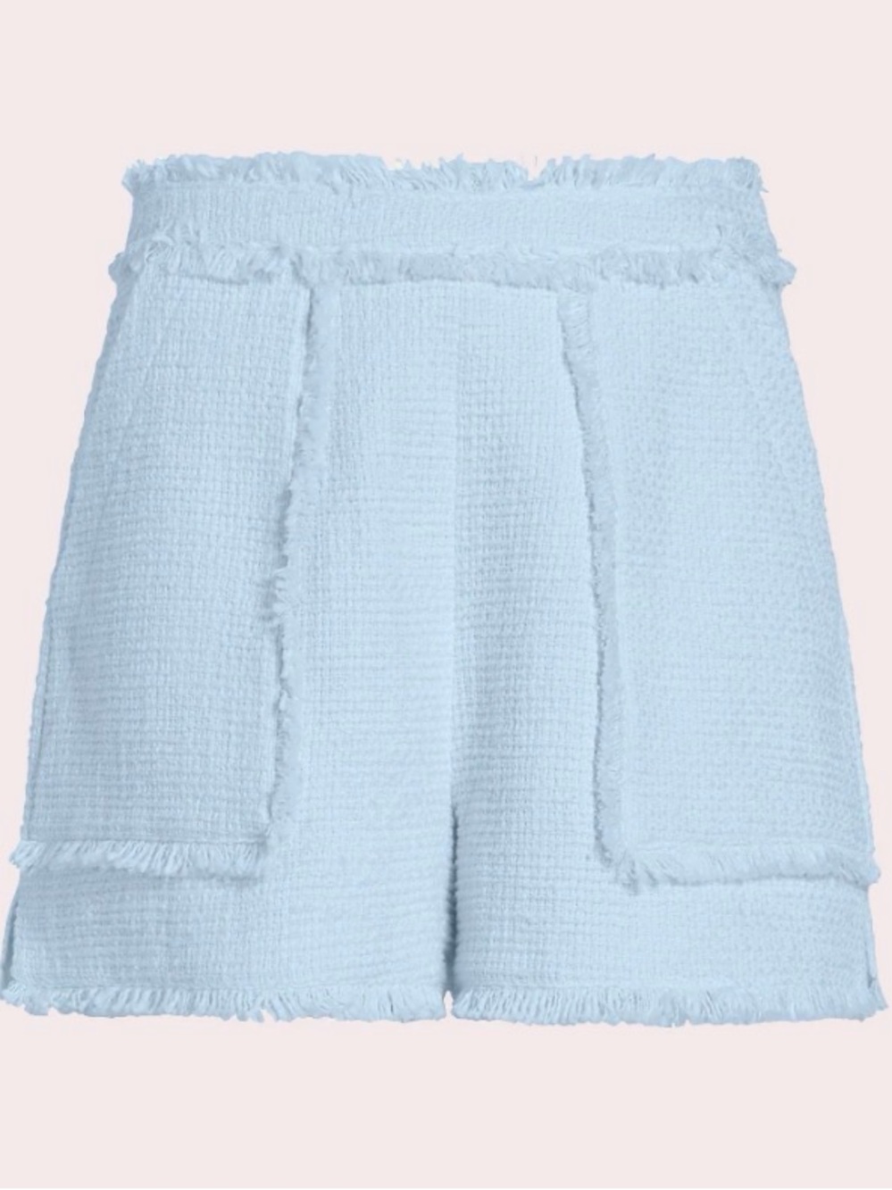 NWT CINQ A SEPT allen boucle shorts - Glacier blue